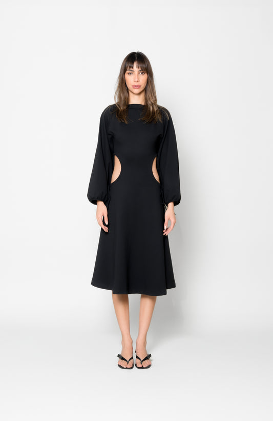 Aurora Mid Dress - Black