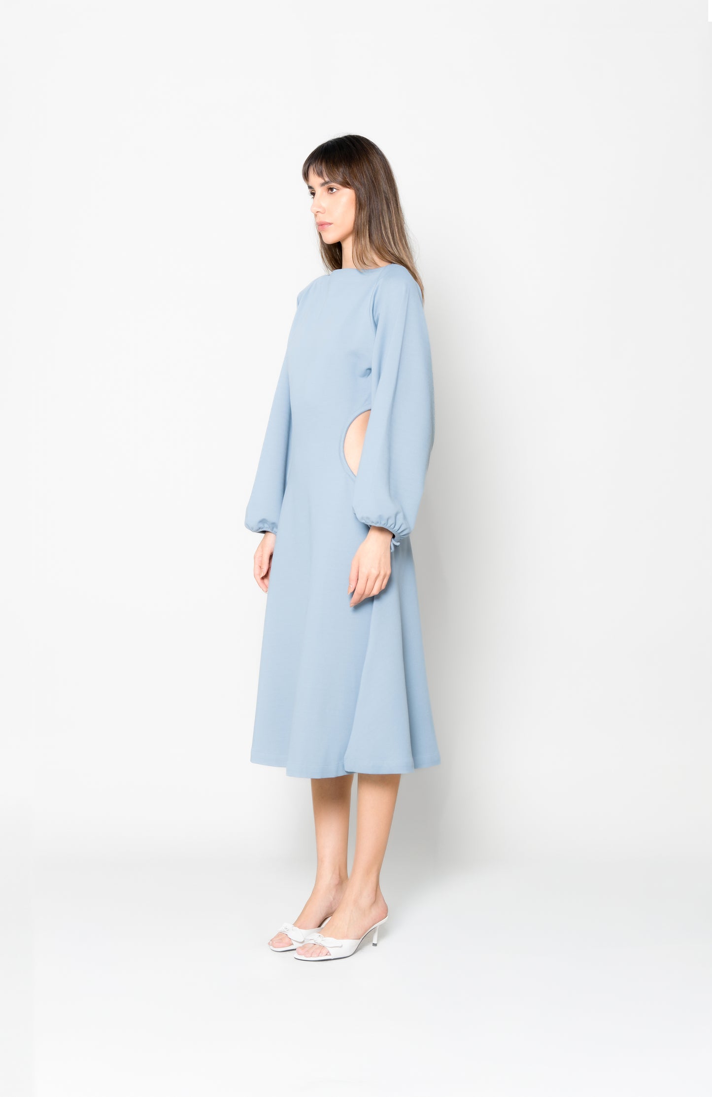 Aurora Midi Dress - Sky