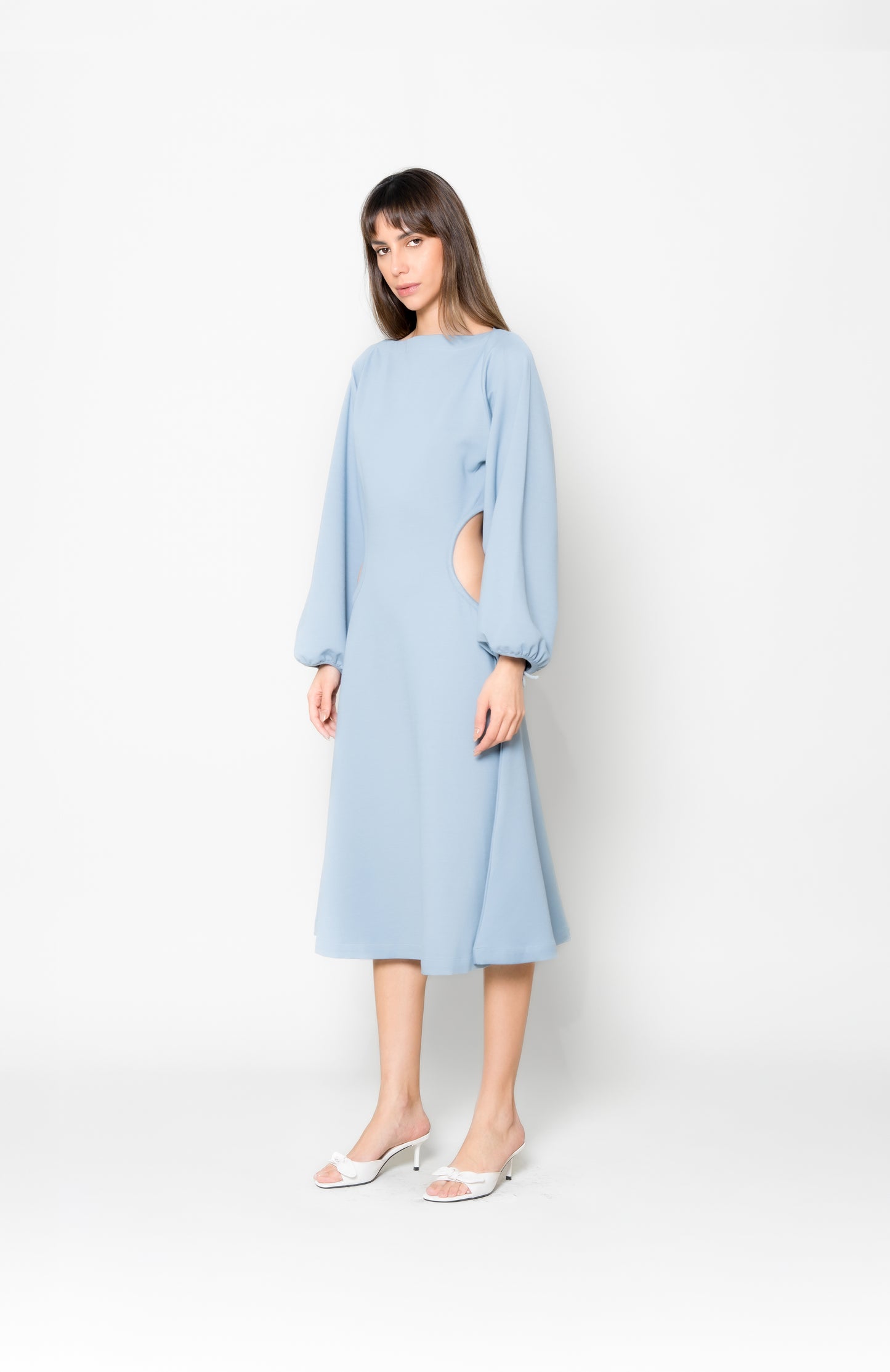 Aurora Midi Dress - Sky