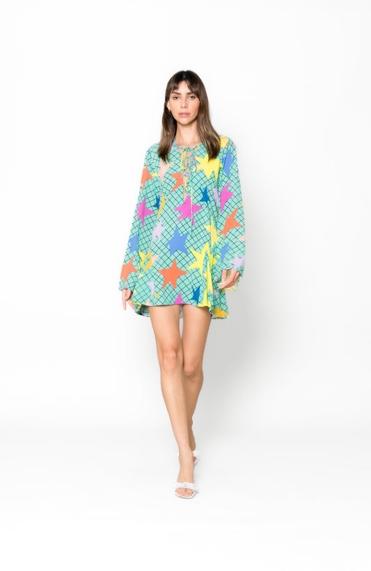 Aiya Top/ Short Dress - Starstruck