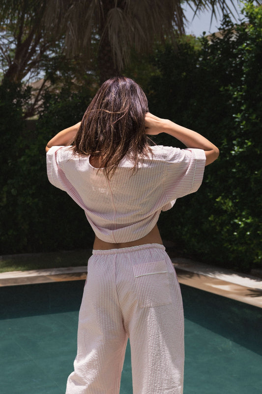 Ema Set Cotton Candy - Short Top