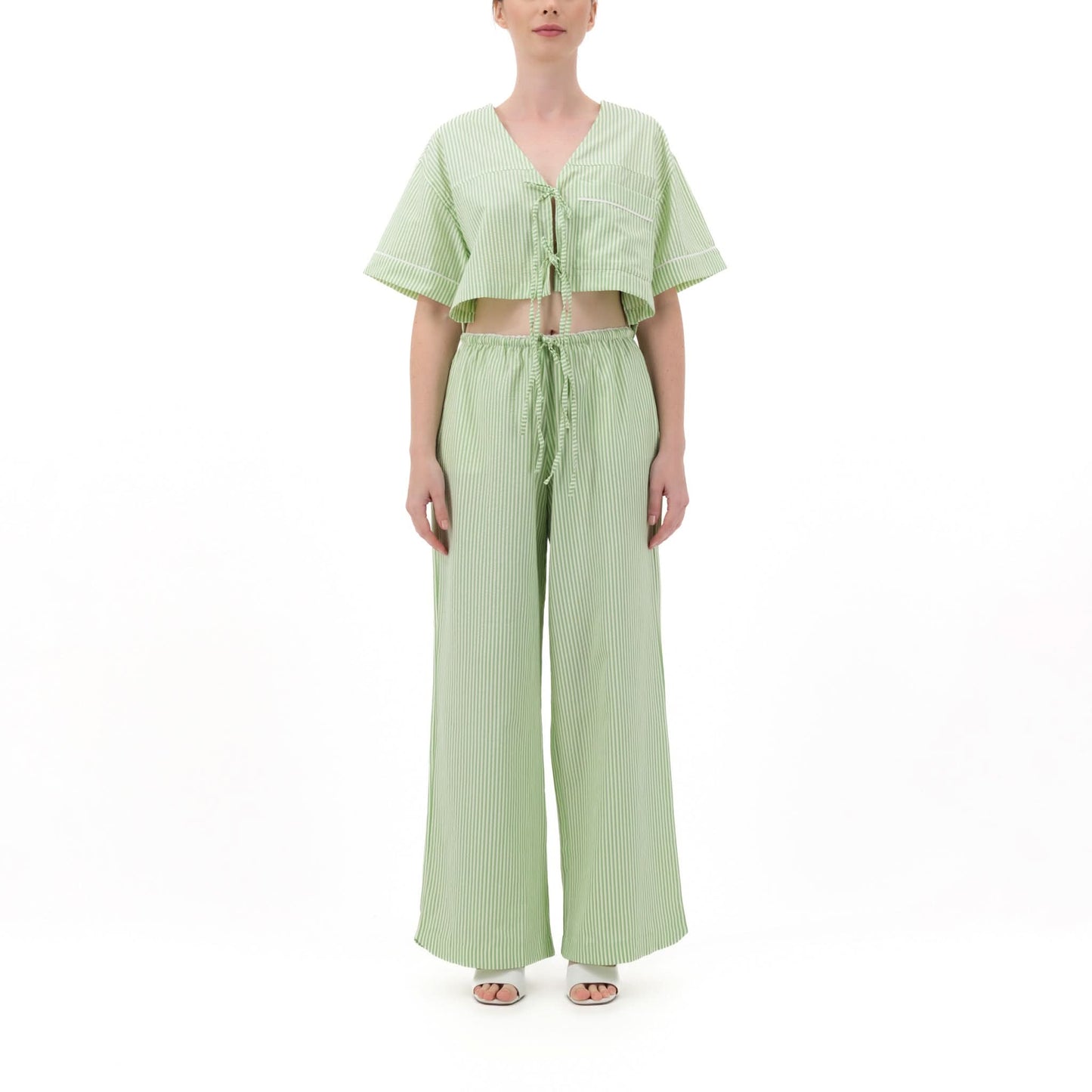 Ema Set Lime - Long Top