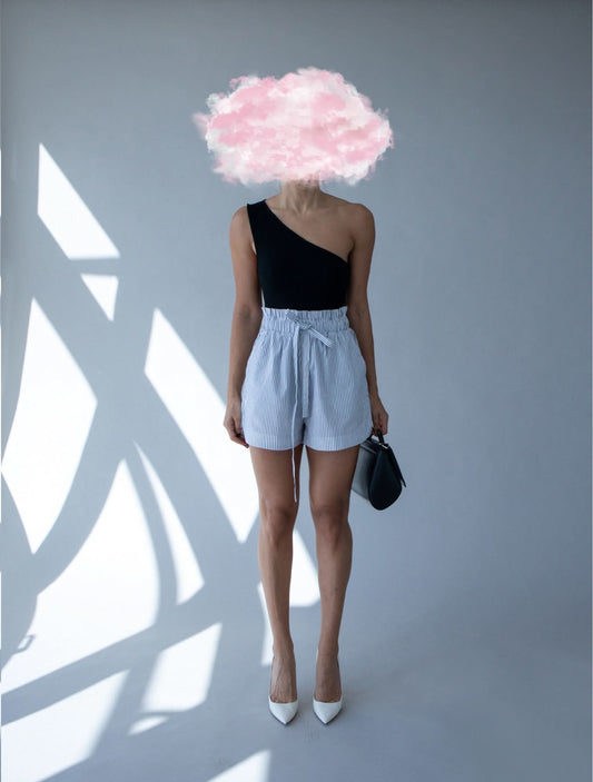 Moore Shorts - White Striped