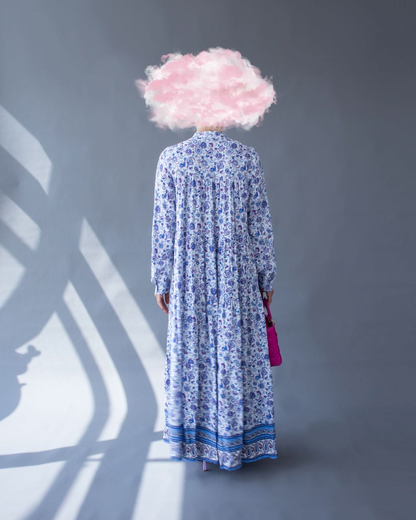 URBANISTA Paisley Blue Dress