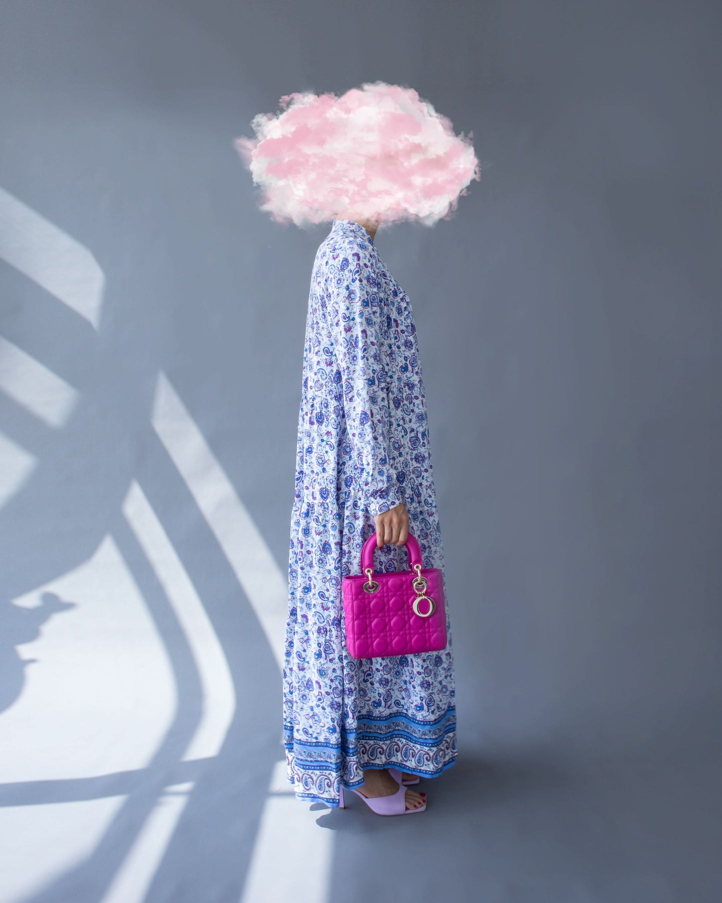 URBANISTA Paisley Blue Dress