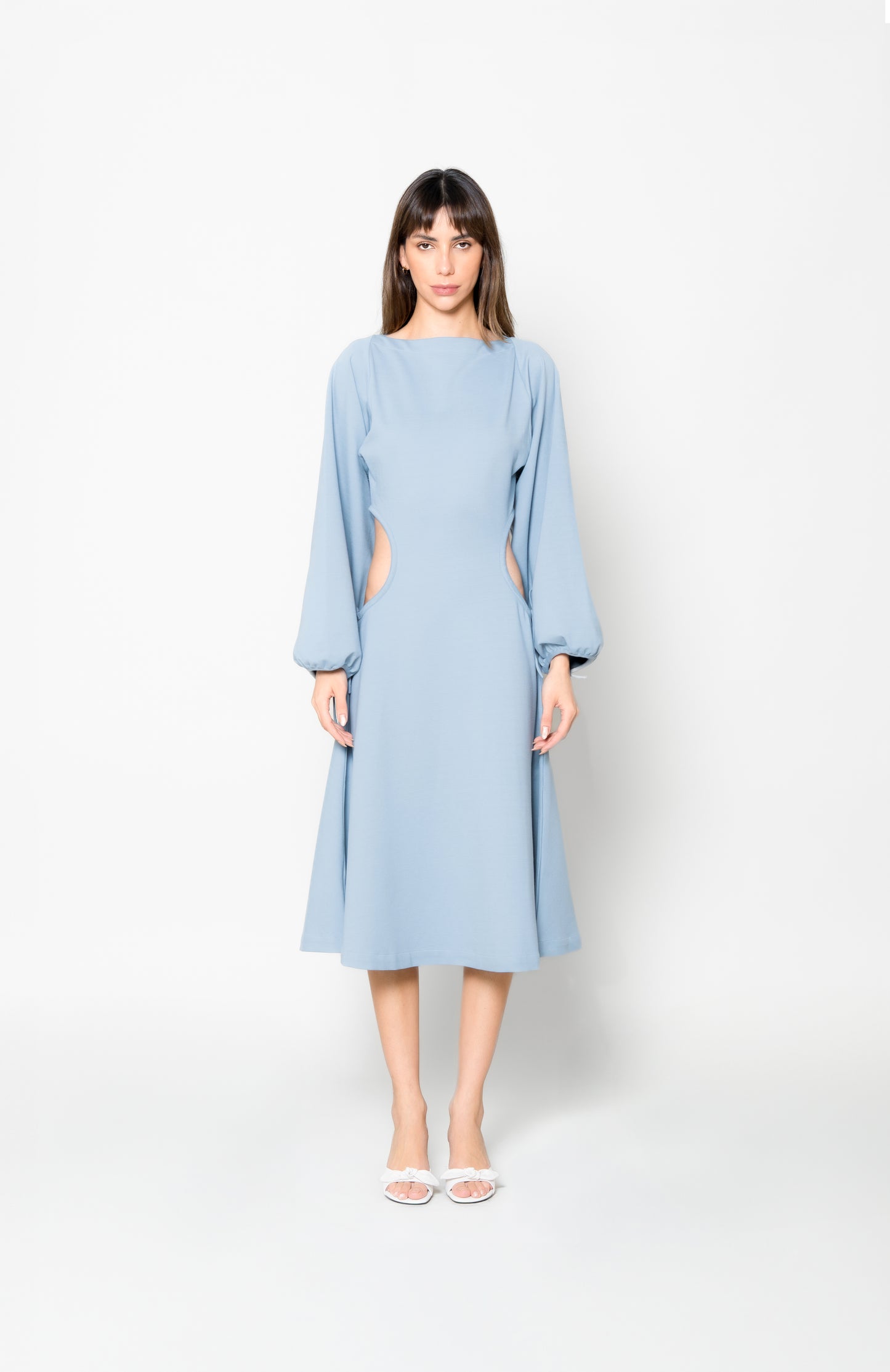 Aurora Midi Dress - Sky
