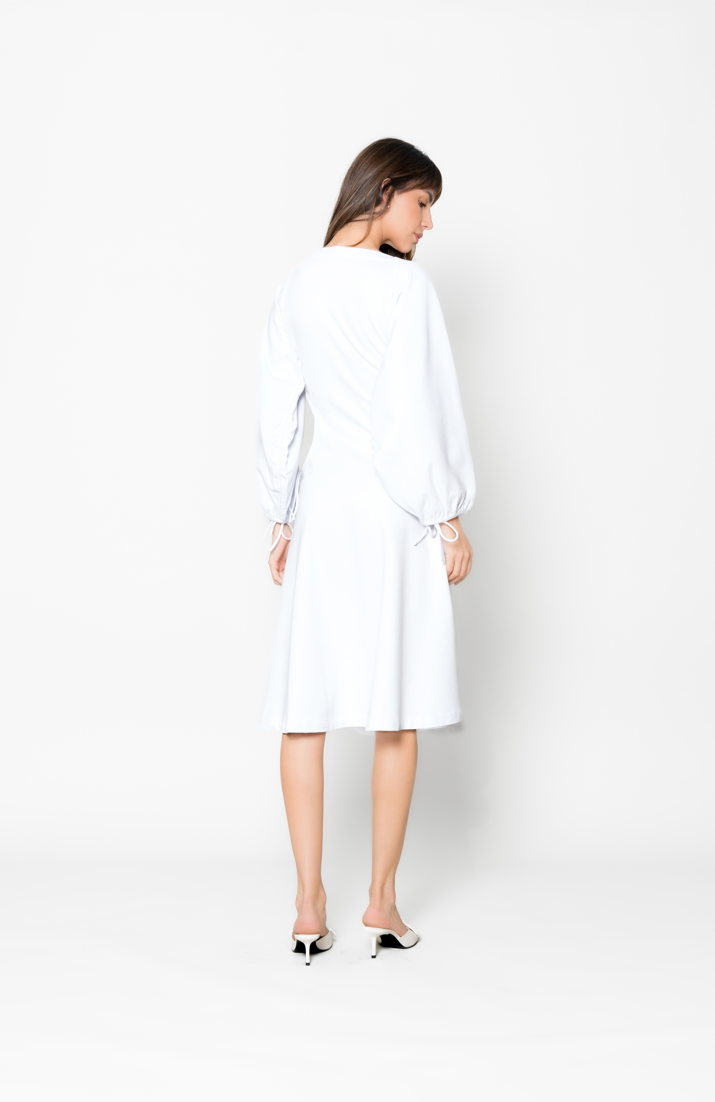 Aurora Midi Dress - White