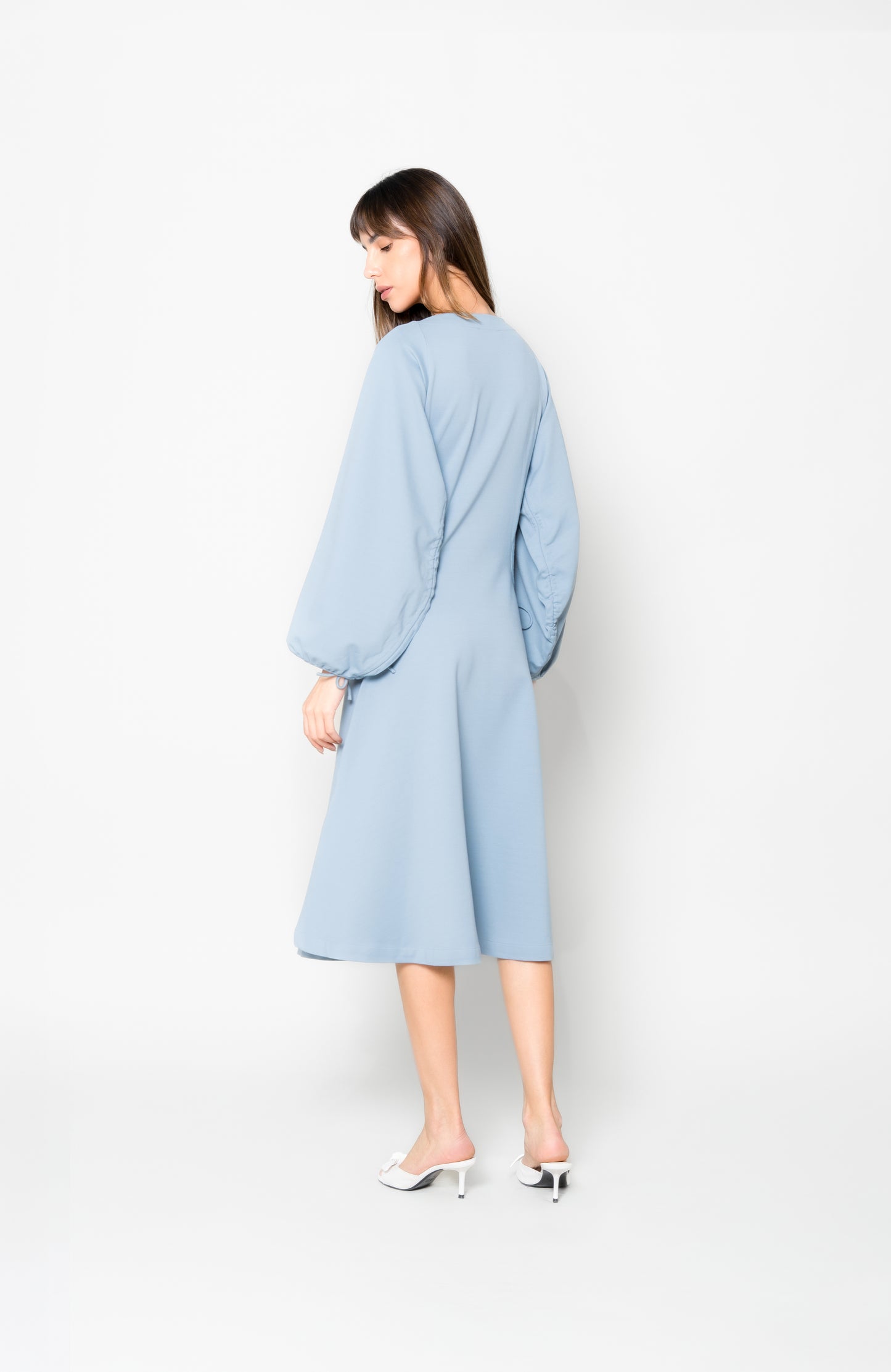 Aurora Midi Dress - Sky