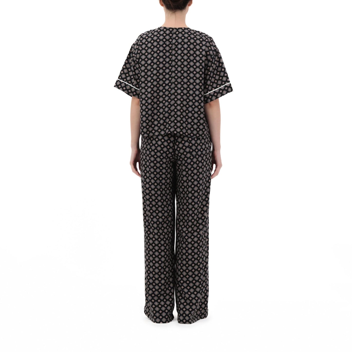 Ema Set Vintage Noir - Long Top