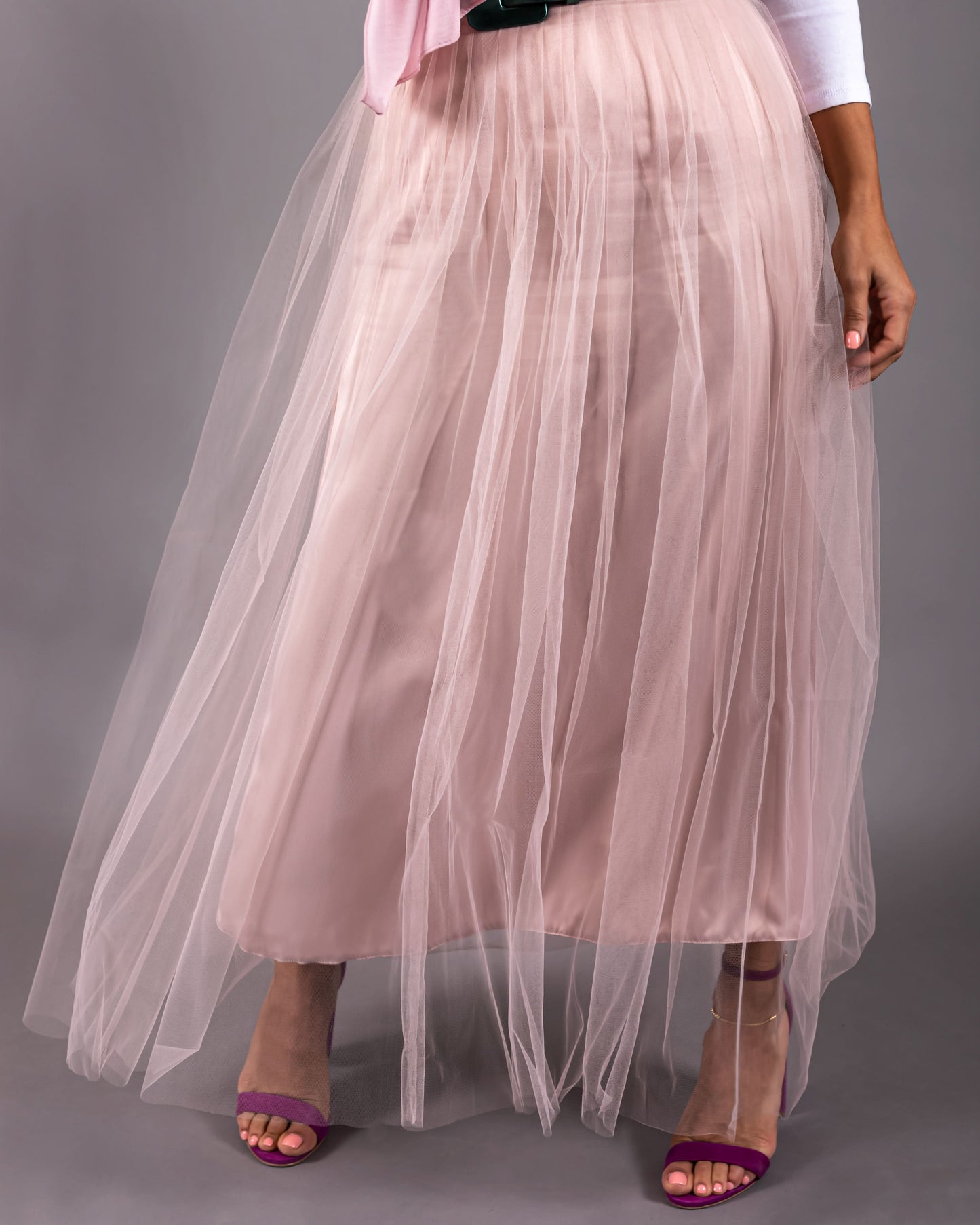 The Veil Skirt - Powder