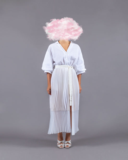 Siddharta Wrap Skirt - White