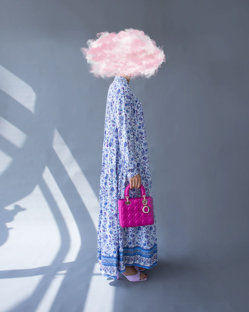 URBANISTA Paisley Blue Dress
